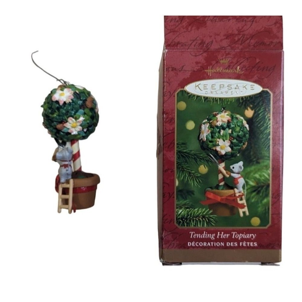 Hallmark‎ Tending Her Topiary Keepsake Ornament 2000